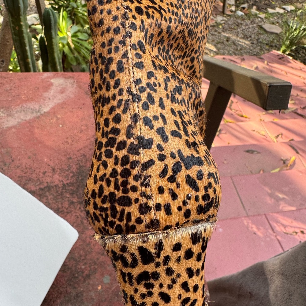 STAUD Leopard Print Wally Boots - Picture 10 of 11